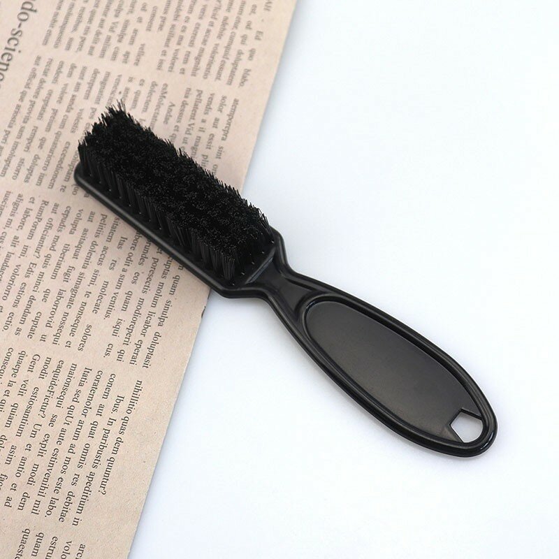 Профессиональная Мужская щетка для бритья бороды с пластиковой ручкой, щетка для чистки мягких волос, инструмент для чистки резьбы