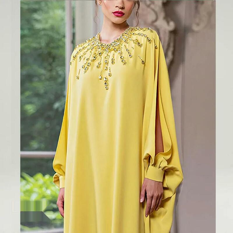 Koendye O-Neck Ballkleid boden lang mit vollen Ärmeln Abend Sommer elegantes Party kleid für Frauen 2024 Daudi Saudi-Arabien