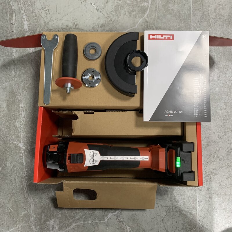 Hilti NURON AG6D-22 Active Torque Control Lithium Ion 6” Brushless Angle Grinder Includes 4.0AH lithium battery