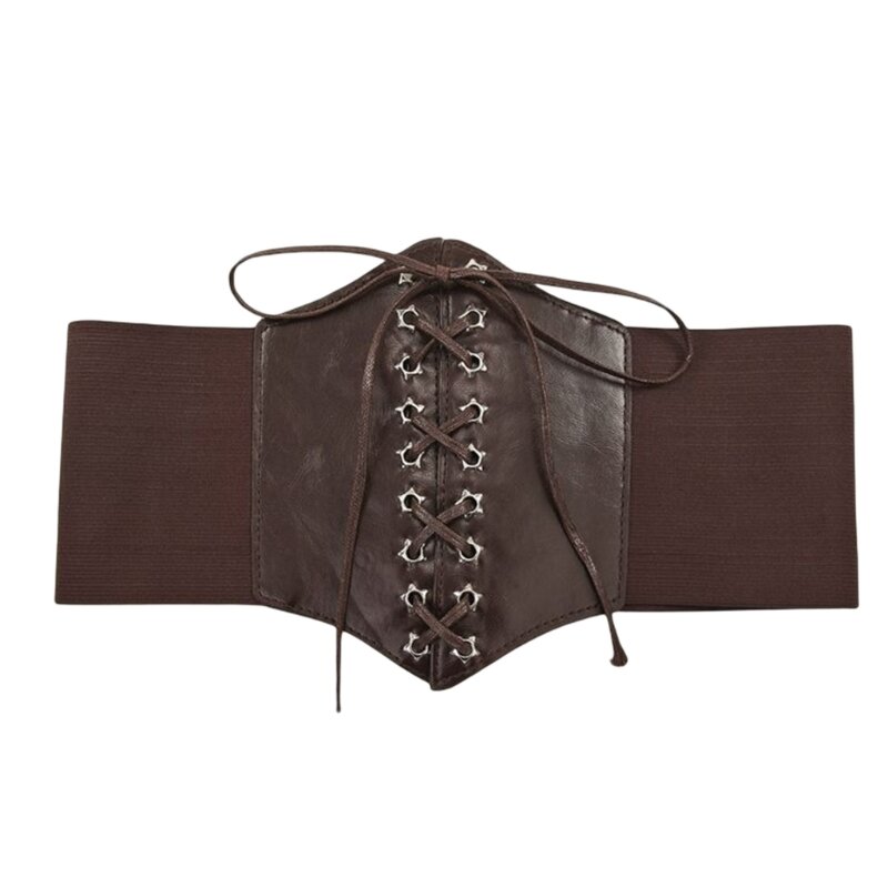 مشد حزام مطاطي أحزمة زخرفية للنساء فساتين فستان واسع تشكيل حزام