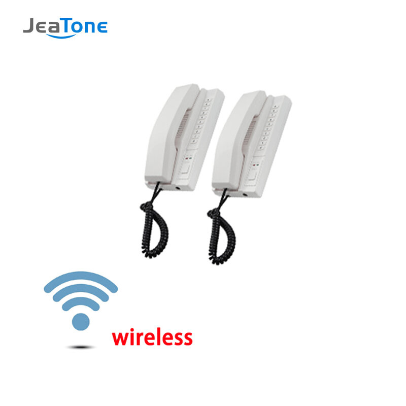 Jeatone Intercom Sem Fio Sistema Seguro Interphone Handsets Expansível para Warehouse Office interphone maison home phone voip