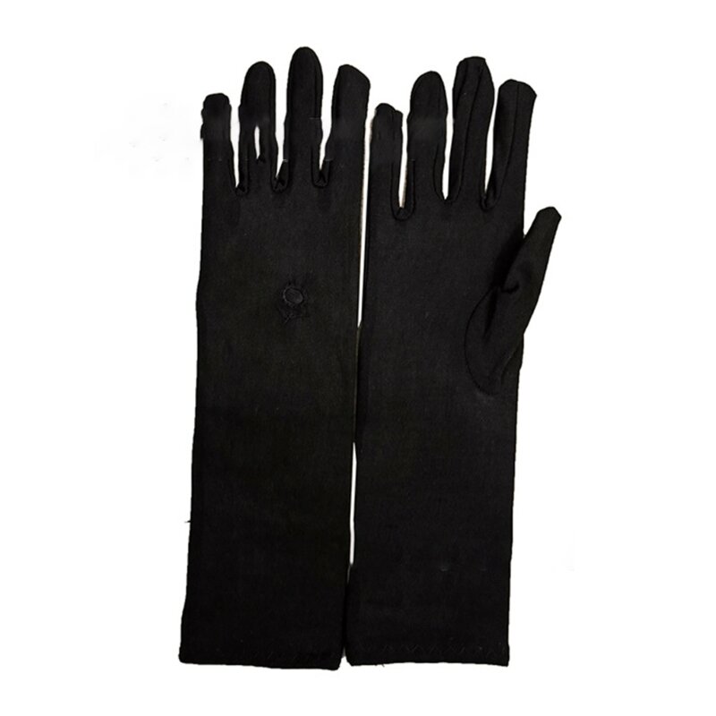 Рукава длиной до локтя для мусульман, солнцезащитные перчатки для рук, исламские атласные перчатки, эластичные перчатки для в