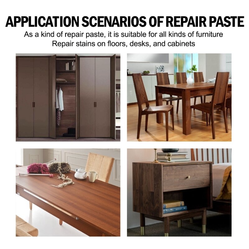 Kits réparation meubles en bois, remplissage bois, fournitures d'entretien meubles 40JA