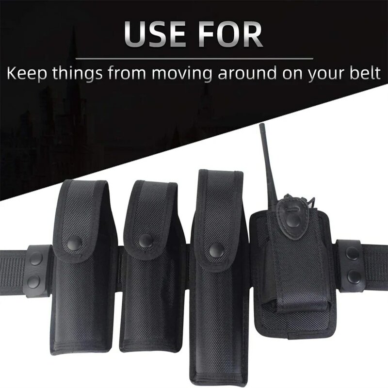 Portable Snap Button Belt Keeper High Strength Webbing Strap Outdoor Officer