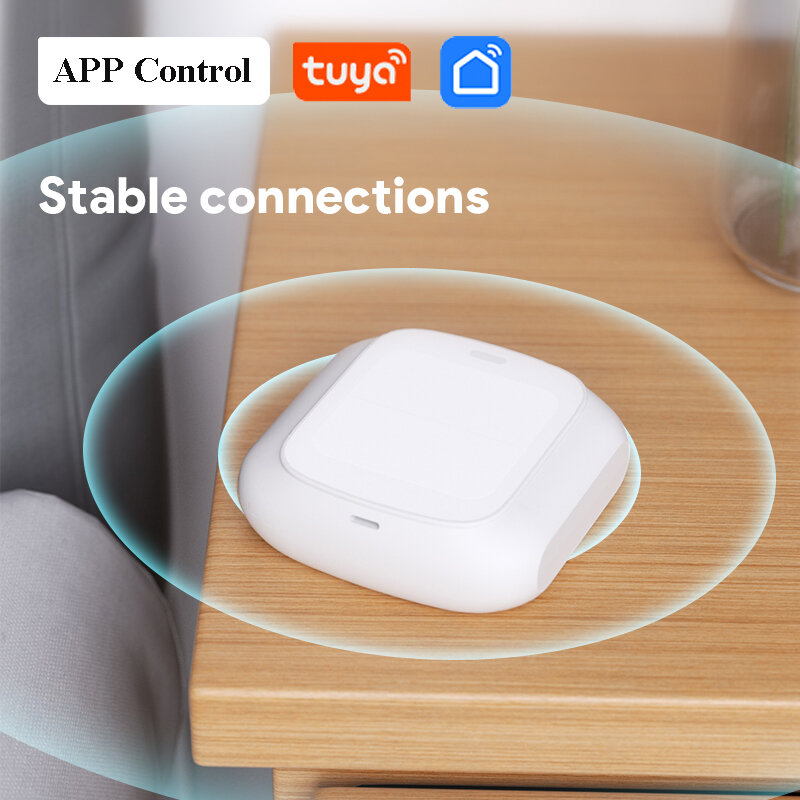 Tuya Smart Wifi/ZigBee-Schalter Druckknopf schalter 2Gang 6 Szene Wireless Smart Home Fernbedienung Automatisierung szenario Schalter
