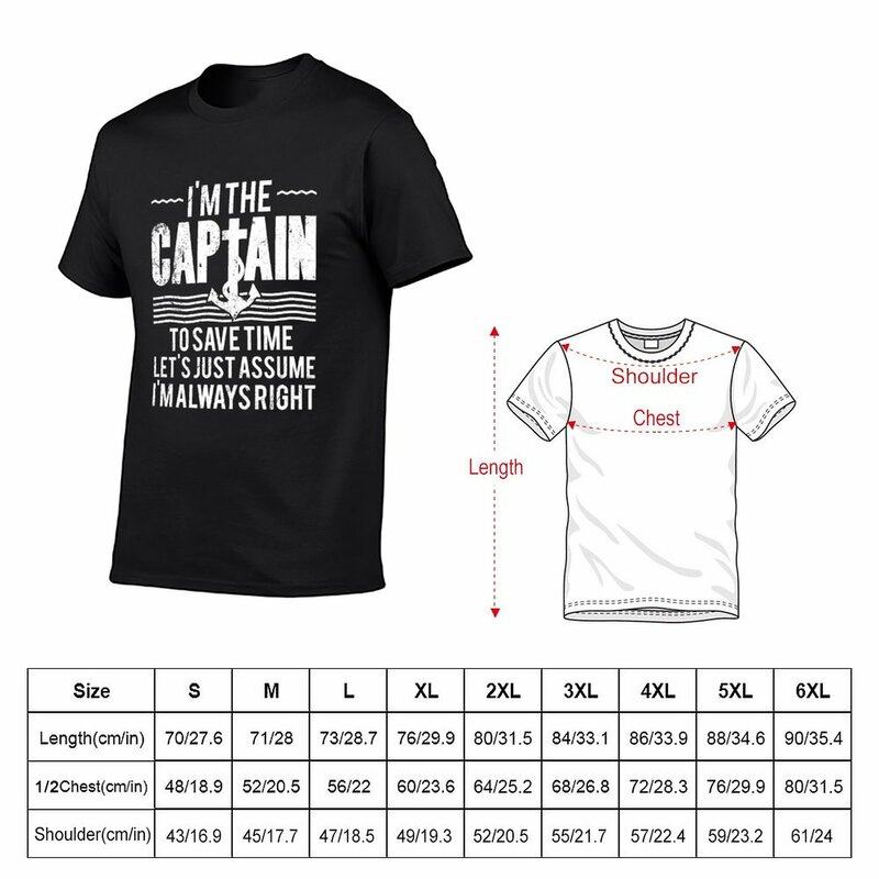 Футболка с надписью «Капитан лодки всегда прав», «Я капитан», блузка, дизайн на заказ, для ваших собственных спортивных фанатов, мужская тренировочная рубашка