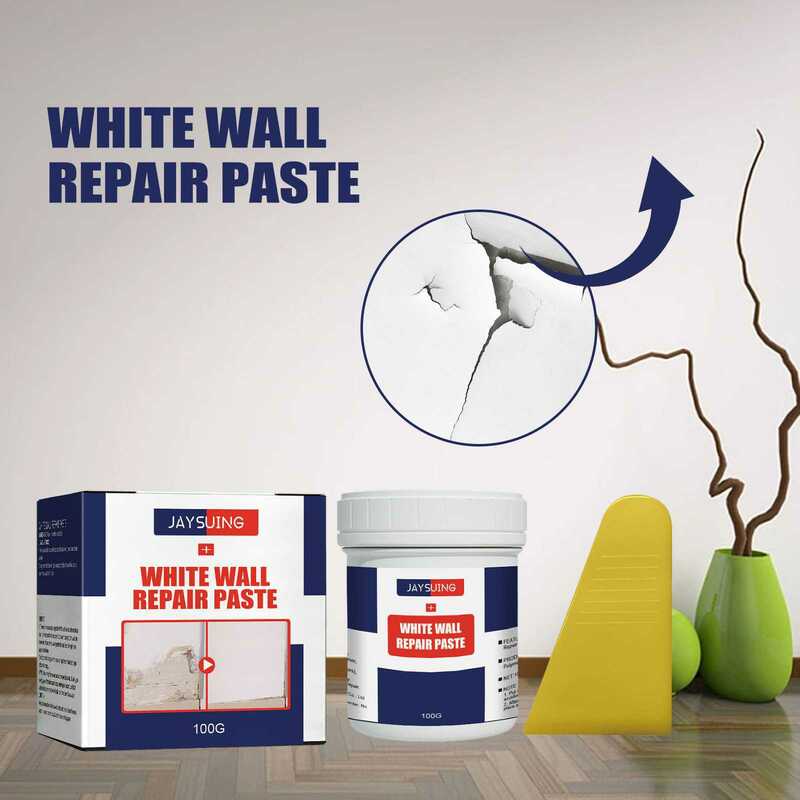 Crema de reparación de paredes, removedor de moldes, reparación de grietas de piso, pintura selladora hermosa, Parche de secado rápido a prueba de moho válido, agente de reparación de paredes