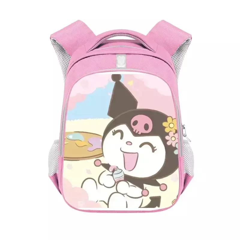 Kids Sanrio Kuromi Waterproof Backpack for School Kawaii Anime pink cosplay bag Travel Bag School Student girl Gift Mochila