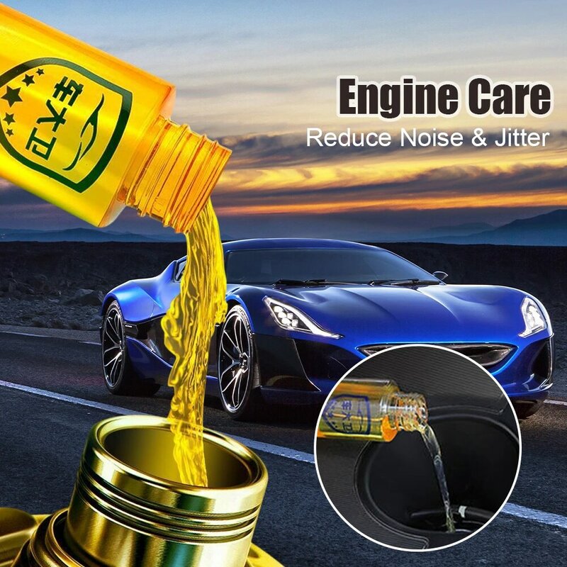 Agente antidesgaste do motor, óleo protetor do motor, redução de ruído, óleo eliminador de jitter, aditivo fino, manutenção do carro, 100ml