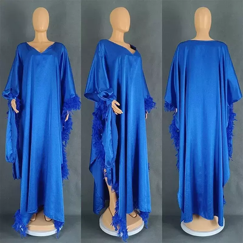 2024 sukienki afrykańskie dla kobiet tradycyjne muzułmańskie Boubou Dashiki Africa ubrania Ankara stroje wieczorowa suknia ubranie afrykańskie