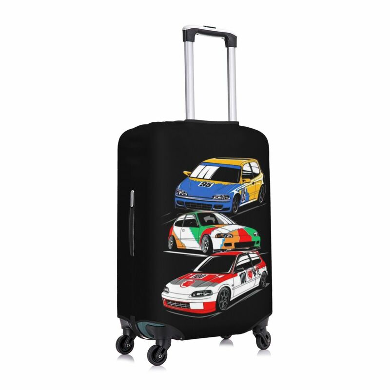 250 Защитные чехлы для багажа с принтом автомобиля, эластичные водонепроницаемые чехлы для чемоданов 18-32 дюйма, аксессуары для путешествий