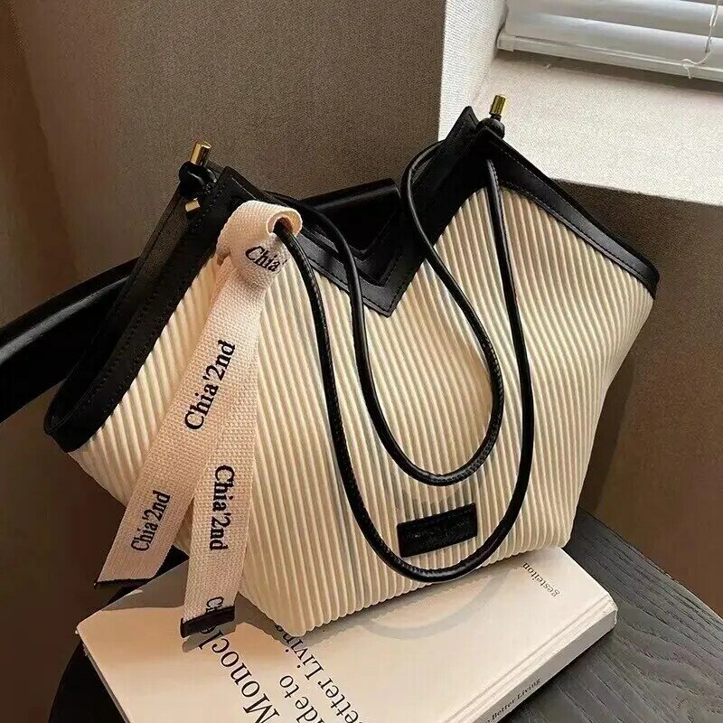 Desain baru Fashion wanita tas bahu wanita tas Tote