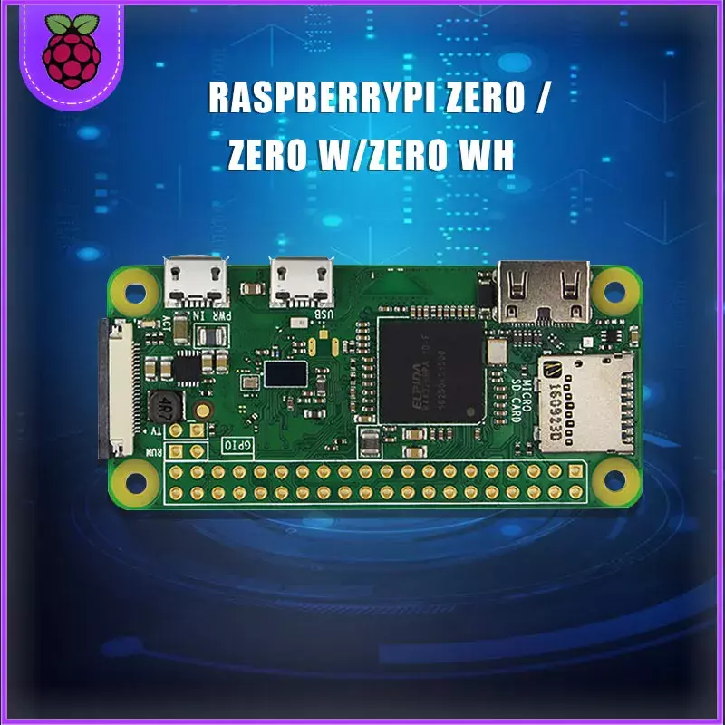 ゼロwh/ゼロウェイ搭載の無線制御ボード,2Wのブロック,Wifi,Bluetooth,1Ghz cpu, 512MBキャッシュ,バージョン1.3