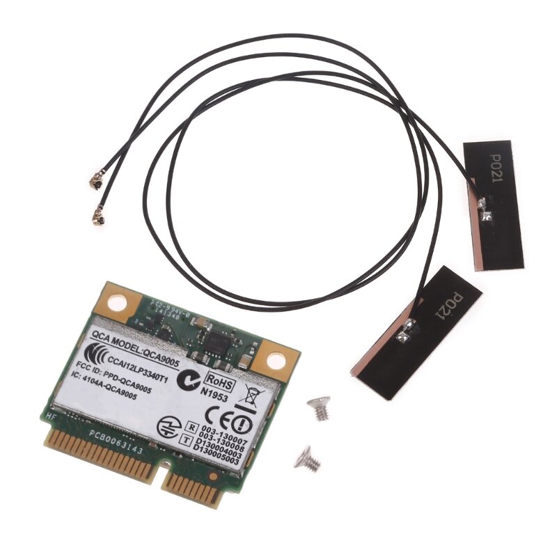 DW1601 QCA9005 802.11a b 300 Mbps Dual Band Half Mini PCie WiFi-kaart Draadloze Wifi voor Dell6430U E6430 P9JD