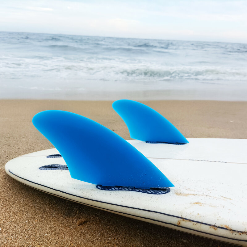 Deska surfingowa Keel Fin Set Twin/Single Tabs solidne włókno szklane zapewniające lekką wytrzymałość i najwyższą wydajność-płetwy do desek surfingowych