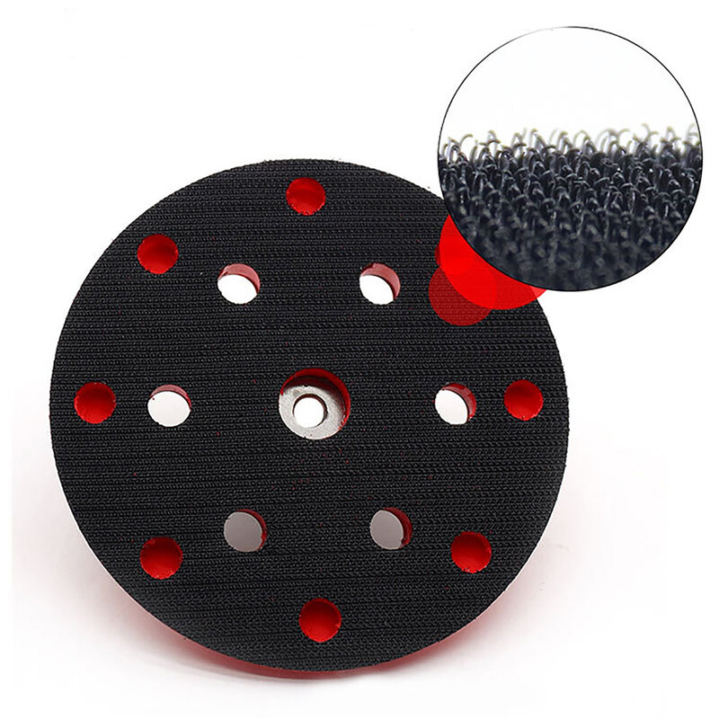 2PCS 125mm/150mm Sanding Pad Backing Plate for DA Polisher 5" 6" Self Adhesive Back Plate with Heat Emission Holes