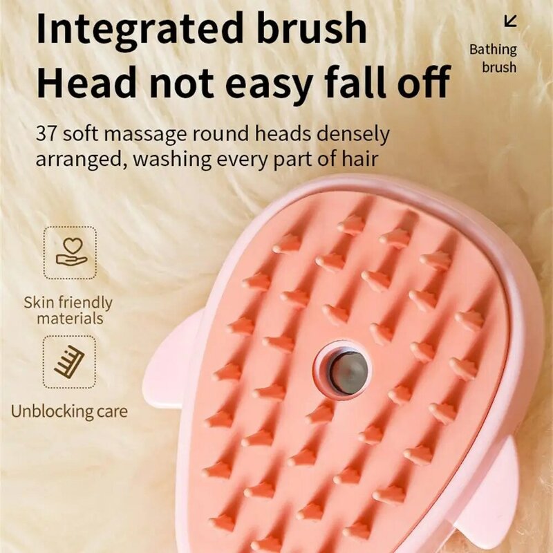 Dog Hair Brush Convenient And Durable Needle Comb One Click Spray Bristles Up Pet Care Pet Grooming Comb Function