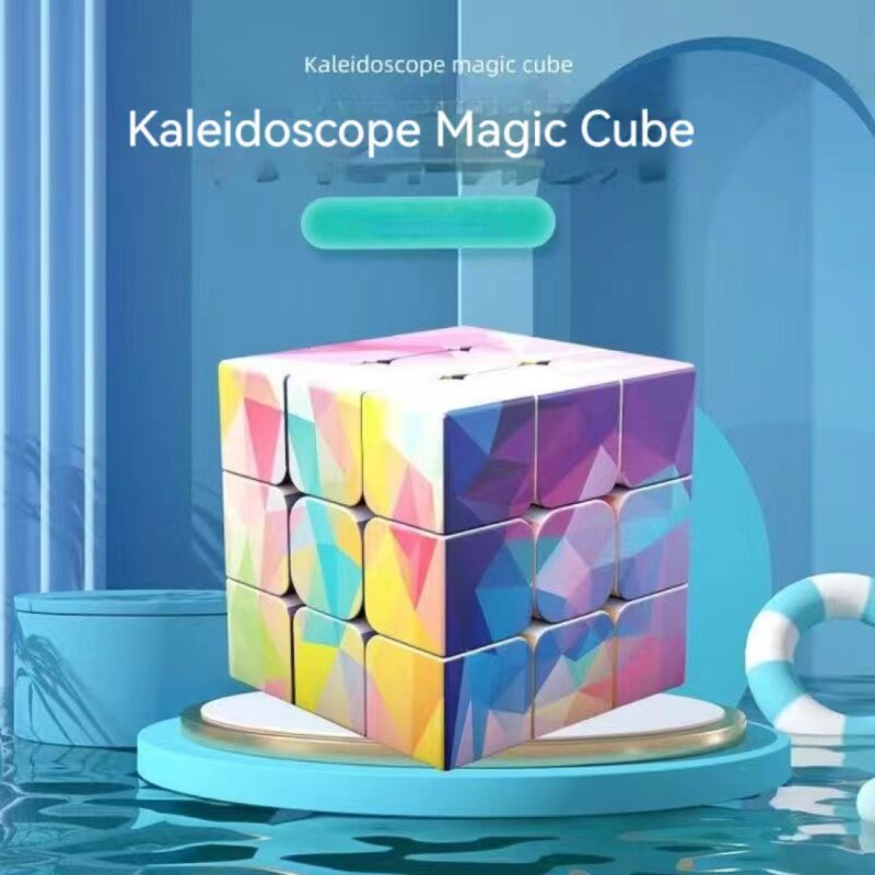 3x3x3 Magic Cubes Classic Color Magic Cubes Stickerless cambia colore Cubo magico Puzzl giocattoli educativi per bambini