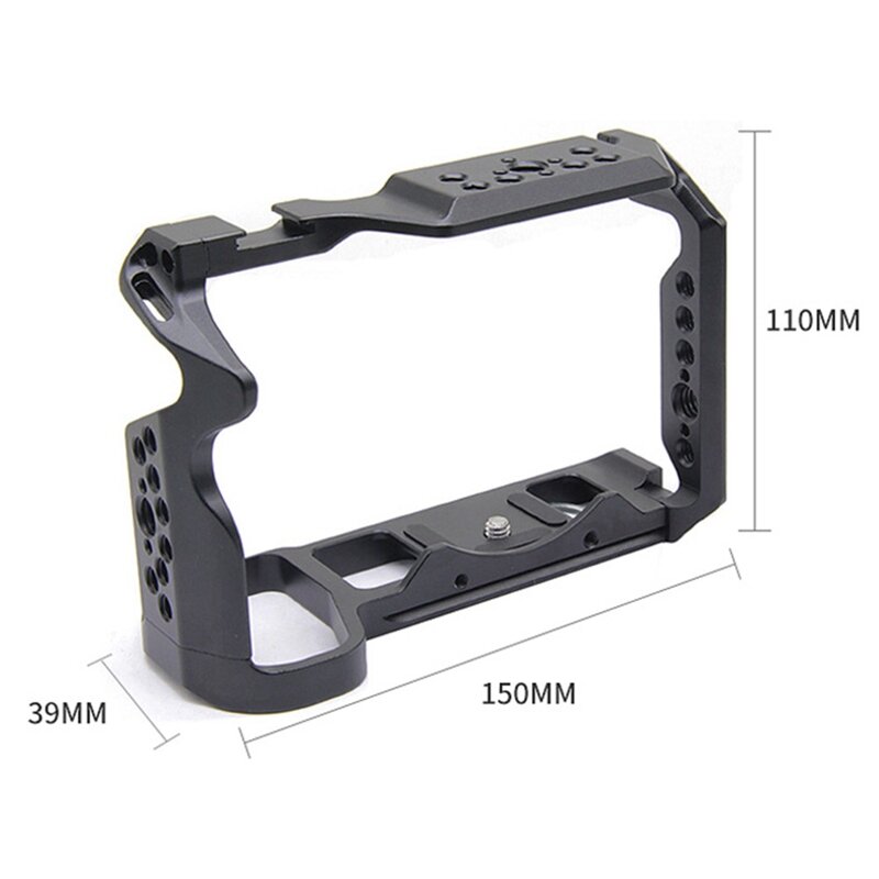 DSLR Camera Protection Cage, Tampa com 1/4 Threads Holes, Suporte Estabilizador, Fit para Panasonic S5