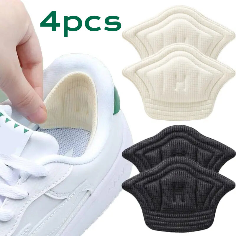 Almohadilla para zapatos de 2/4 piezas, almohadillas para el talón, plantillas antidesgaste ajustables, Protector de talón, pegatina