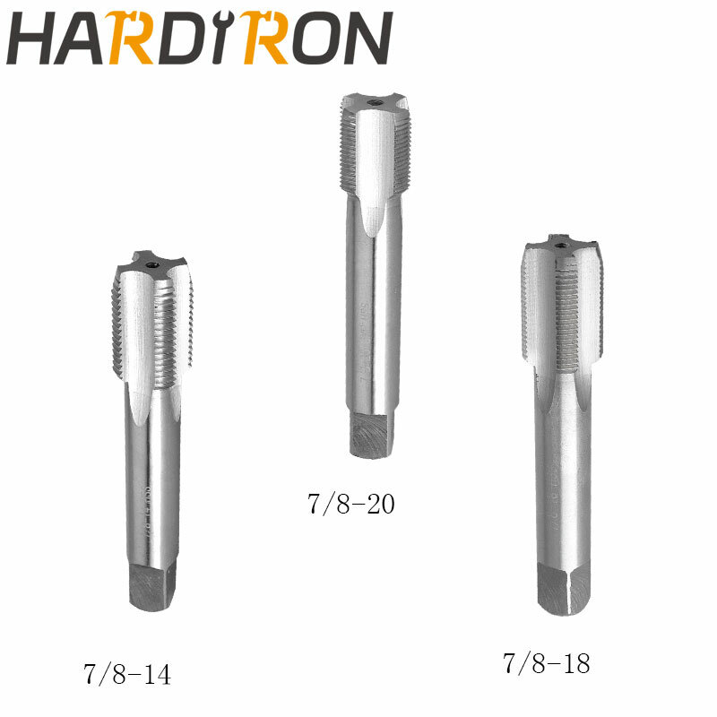 Hardiron-Jeu de tarauds et matrices rondes, main droite, filetage HSS, 7/8-14, 7/8-18, 7/8-20
