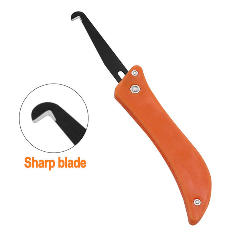 Set pisau kait alat tangan 21.2cm, panjang dapat diganti memotong multifungsi membersihkan balkon praktis