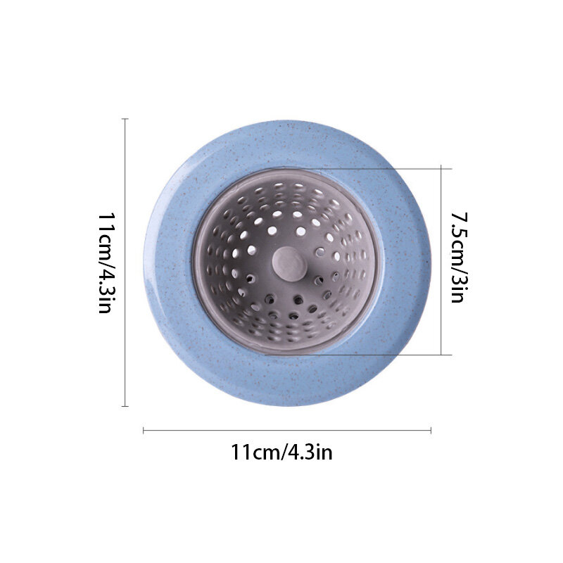 1 buah modis saringan silikon anti-menyumbat Aksesori dapur gadget dapur saringan wastafel Filter Plug Filter warna Solid konfigurasi