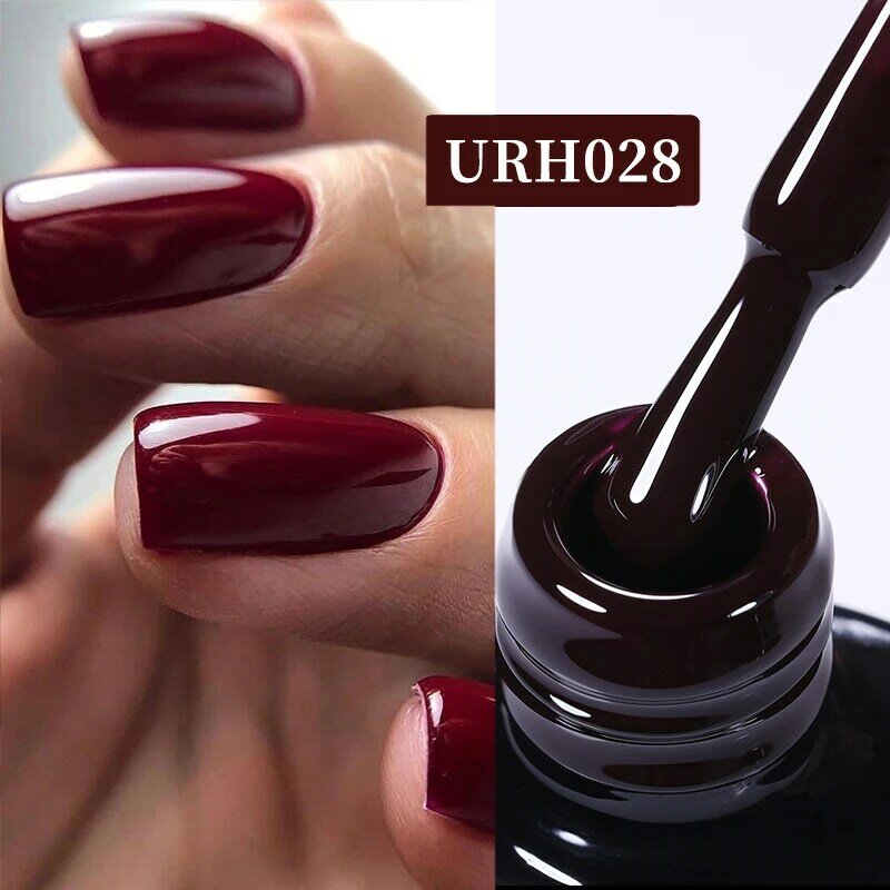UR SUGAR 7ML Gel smalto per unghie Glitter rosso paillettes Manicure Base Semi permanente opaco Top Coat Soak Off LED UV Nail Art Gel Varnis