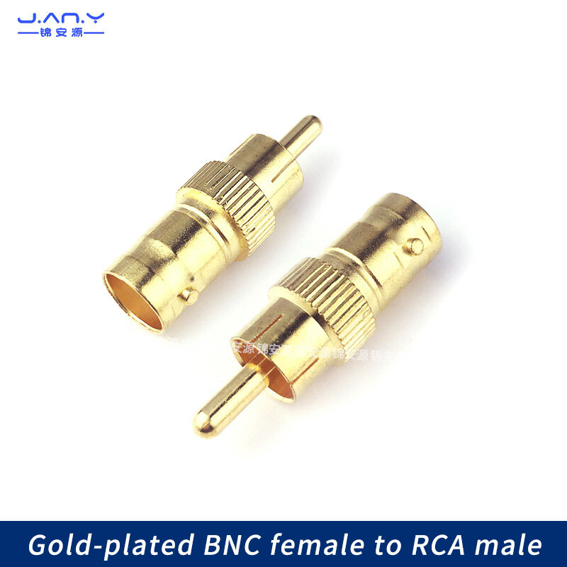 1ชิ้นขั้วต่อโคแอกเซียลชุบทองทองแดงบริสุทธิ์ BNC ตัวเมียเป็น RCA ตัวผู้ต่อเสียงและวิดีโอ Q9ตัวเมียเป็นอะแดปเตอร์ SDI ตัวผู้ AV