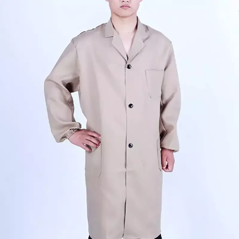 Loose Work Working Color Robe Carrying Goods Clothes Type Warehouse Pockets Dirt-resistant Solid Wear-resistant