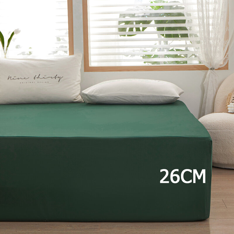 1piece 100%Polyeste Egyption Quality Bedding Fitted Sheet Only(no pillowcases) Elastic Band Around Mattress cover Easy Care
