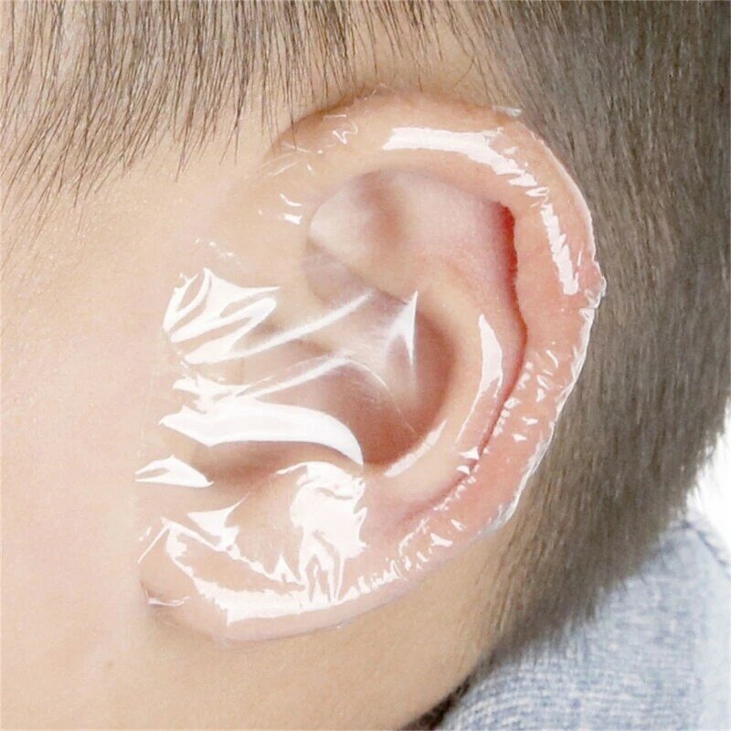 Y1UB – lot patchs d'oreille imperméables jetables, couvre-oreilles pour bébé, pour le plongée en apnée, les Sports 1