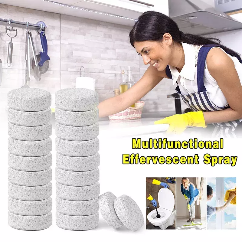 5/10/20/40/100Pcs Solid Cleaner Car Windscreen Wiper Effervescent Tablets Glass Toilet Cleaning Car Household Accessories