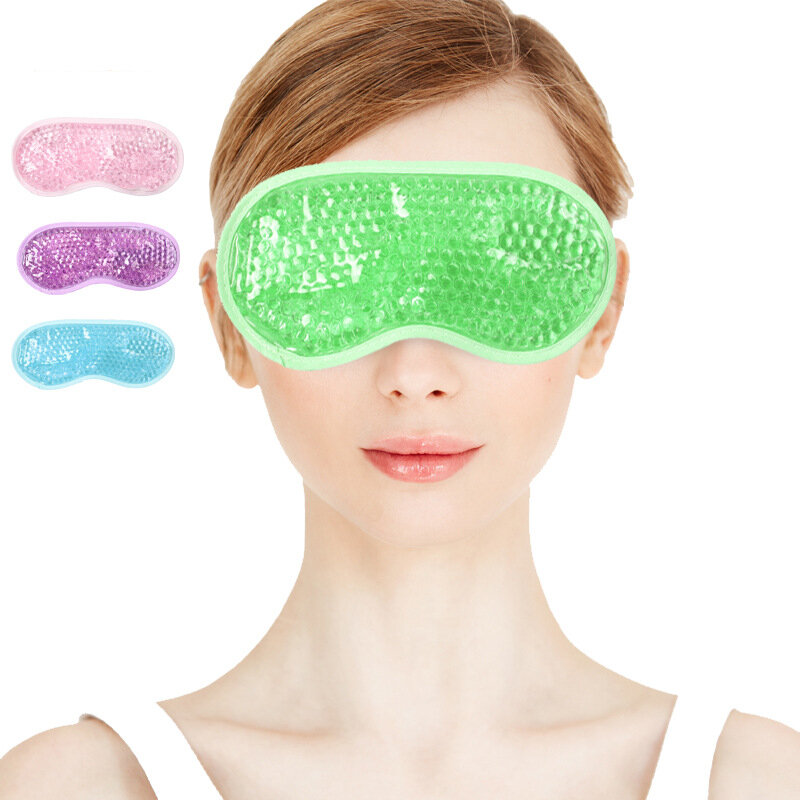Nuova maschera per gli occhi in Gel impacco di ghiaccio maschere fredde a doppio uso Relax alleviare la fatica Anti insonnia dormire maschera per il sonno in Gel per la cura della salute