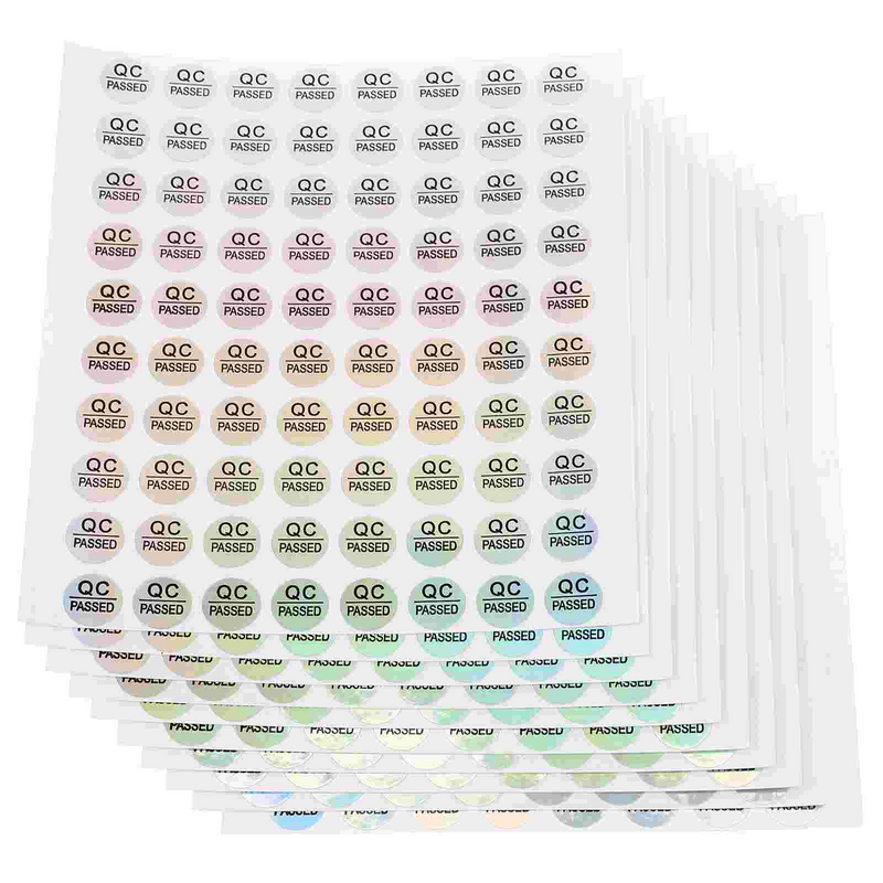 800 Stuks Zelfklevende Qc Doorgegeven Labels Magazijn Kwaliteit Stickers Controleren Geteste Stickers