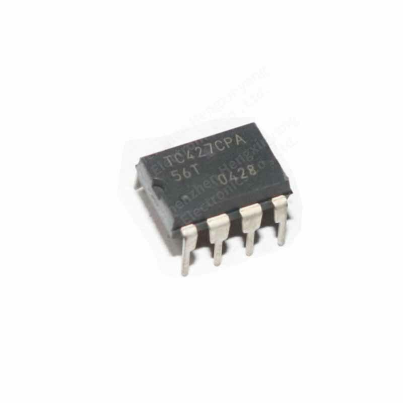 10pcs   The TC427CPA packages a DIP-8 gate to drive a 1.5A dual-channel high-speed MOS driver