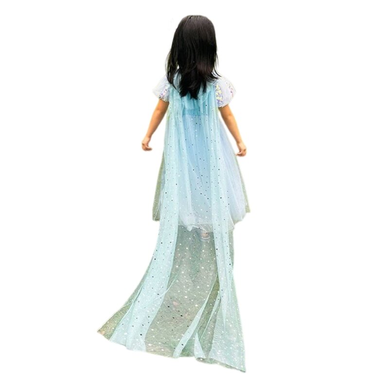 Prinses Mantel Meisje Prinses Cape Mantel Prinses Robe Fee Cape Mantel Fairy Klok Voor Kinderen Prinses Kostuum