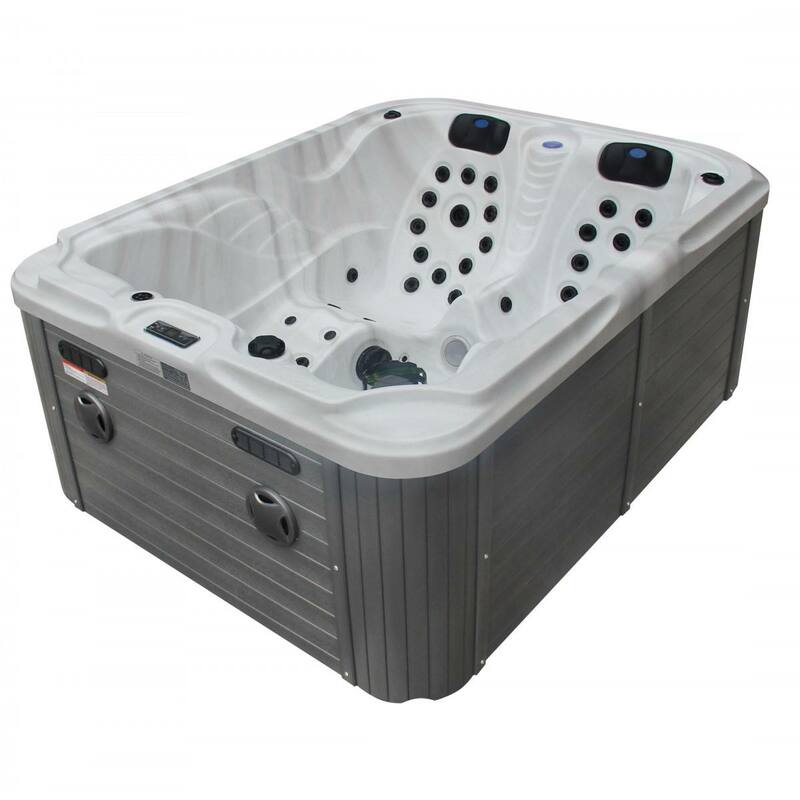 Intex Garden Luxury Hot Tub, banho de hidromassagem ao ar livre, tamanho grande, 3 pessoas
