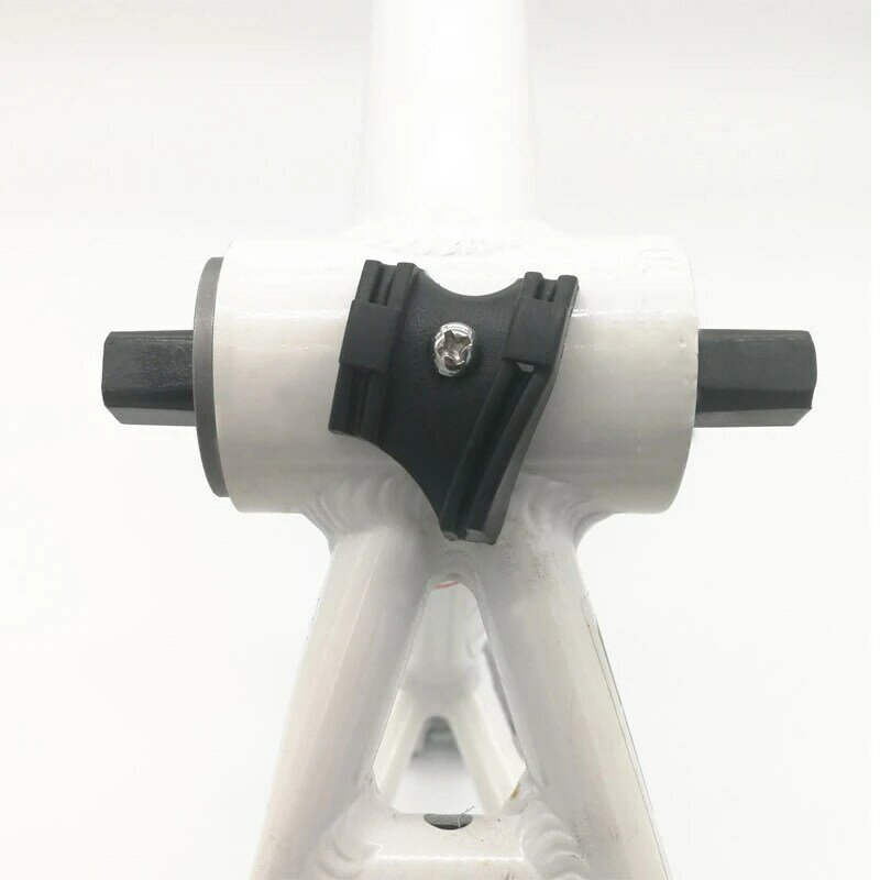 Rennrad Fahrrad rahmen Tretlager Kabel führung Kunststoff 40mm x 30mm mit Schraube schwarz Fahrrad Fahrrad teile Zubehör