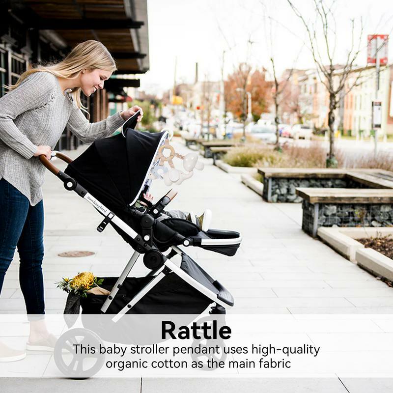 เปลเด็กของเล่น Comfort stroller mainan ผ้าฝ้ายอินทรีย์ของเล่นสำหรับเด็กการเดินทางกิจกรรมเปลซักได้
