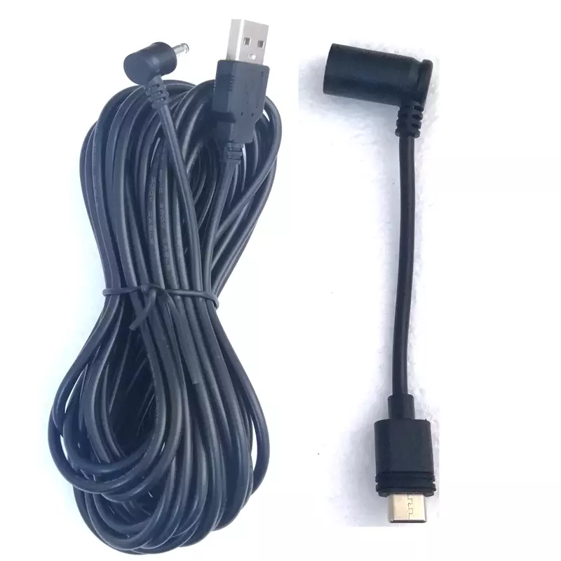 25ft/7.6m Weatherproof Outdoor Charging Cable for Ring Stick Up Cam Battery/Spotlight Cam Battery HD Camera(black)
