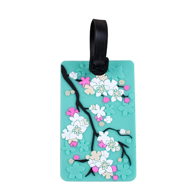 Luggage Accessories Flower Pattern Luggage Travel Suitcase ID Address Anti-lost Pendant Baggage Boarding Tag Portable Label