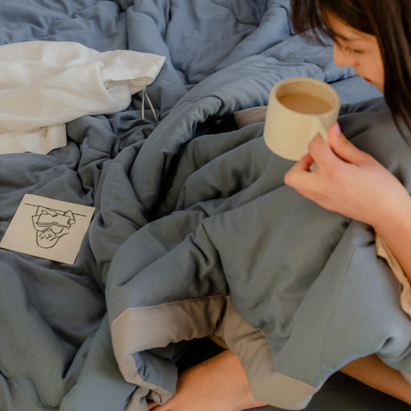 NEUE Decke Soft Premium Baumwolle Quilt Decke Königin König Größe Klimaanlage Quilt