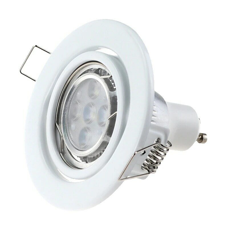 Boîtier de Globe Oculaire LED MR16 GU10 6W, Ampoule de Resubdivision, Montage Rond Downlight, Lampe Encastrée au Plafond, Projecteur