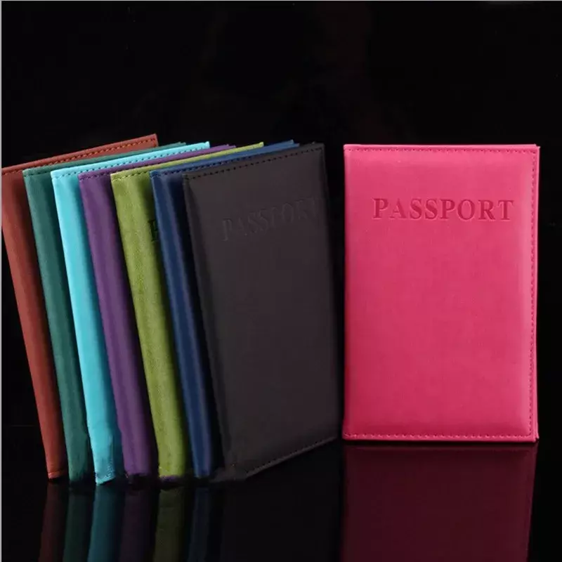 PU Leather Passport Covers Document Cover Travel Passport Holder ID Card Passport Holder High Quality English Travel Acceessory1