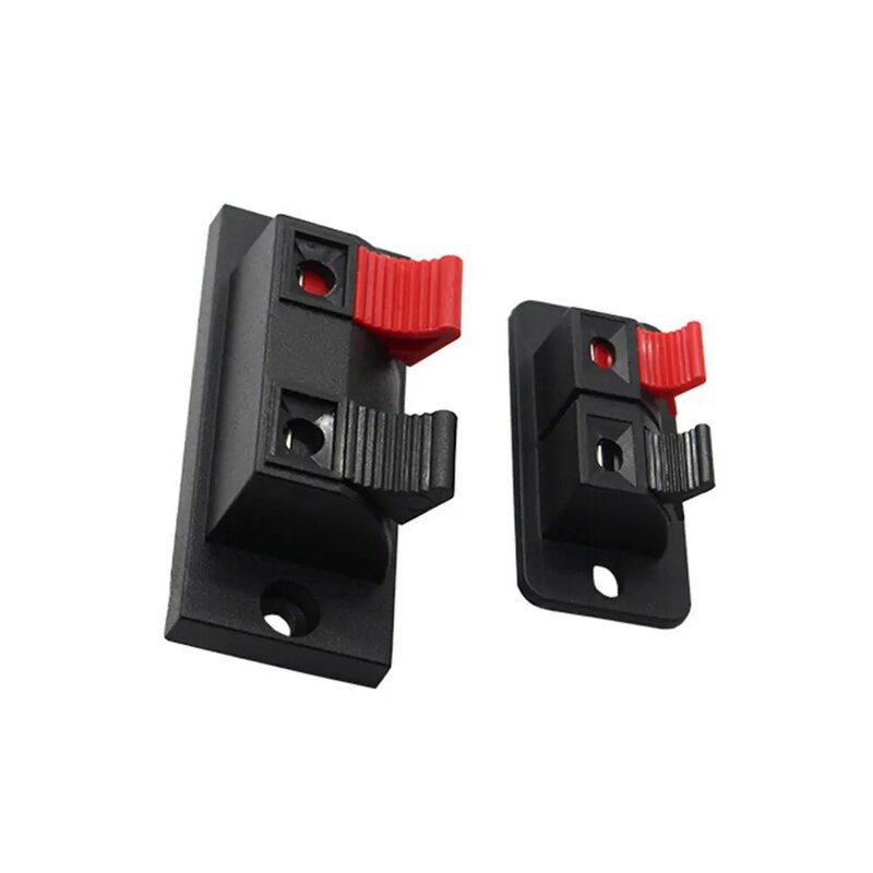 YUXI 1Pcs 2 4 10 12 Positions Connector Terminal Push In Jack Load Spring Audio Speaker Terminals Plug Socket Clip