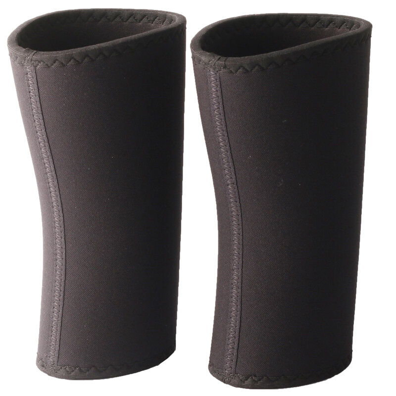 Ginocchiere rigide con estremità spessa da 7mm supporto per ginocchio professionale in Neoprene sollevamento pesi sicurezza sportiva Crossfit tutore per allenamento della forza