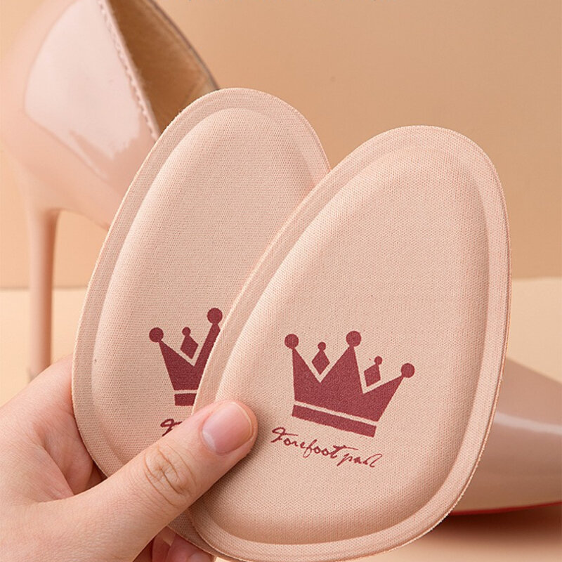 Vrouwen Voorvoet Pad Relief Voorvoet Insert Half Size Inlegzolen Antislip Zool Schoen Ademend Zweetabsorberende Voet Pads Voor schoenen