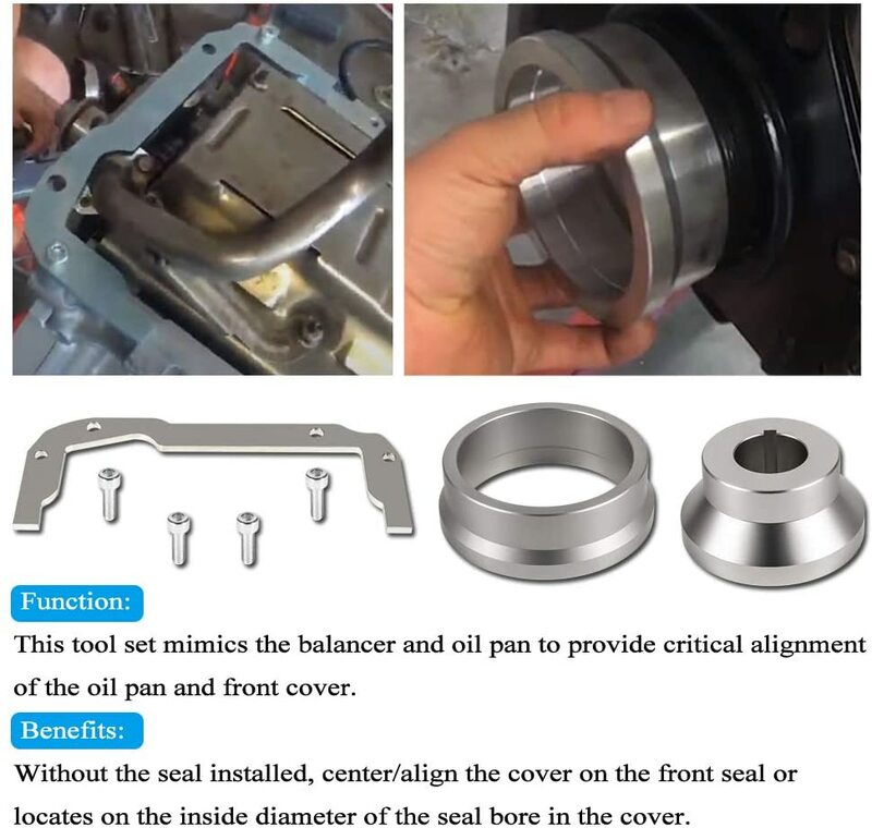 Oil Pan Alignment Tool &Cover Billet Alignment Tool For LS Series Engines 4.8 5.3 5.7 6.0 LS1 LS2 LS3