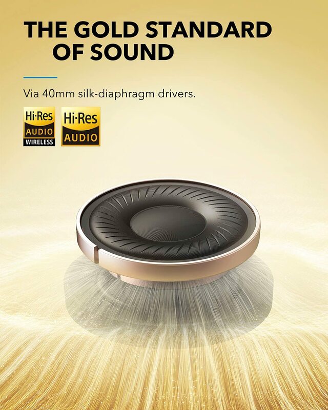 Soundcore โดย Anker Life Q35หลายโหมดเสียงรบกวนที่ใช้งานหูฟังไร้สาย Bluetooth,Hi-Res, 40H Playtime, Clear Calls